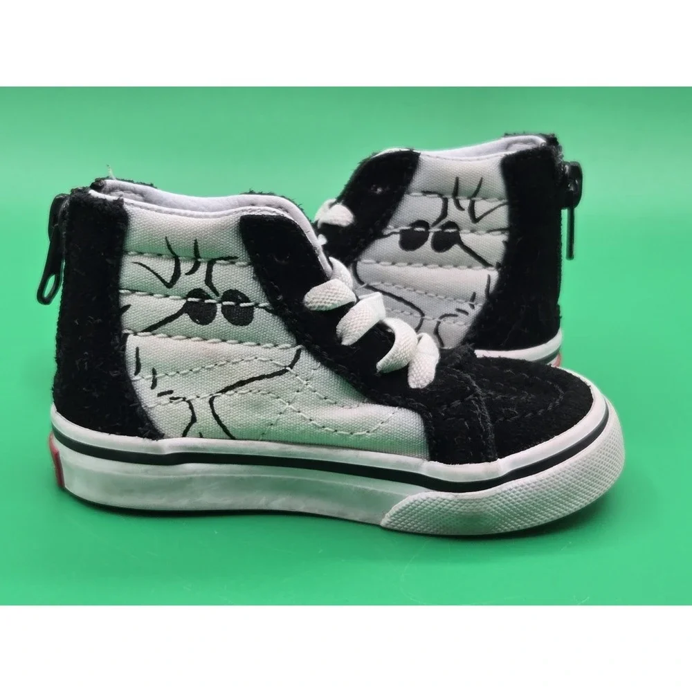 Vans x Peanuts SK8-Hi Sneaker - Joe Cool Snoopy Woodstock Black - Toddler 4.5 US